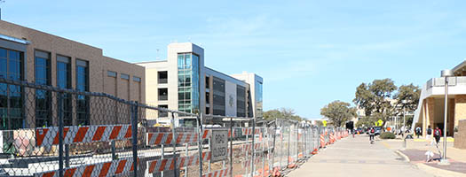 Construction on campus